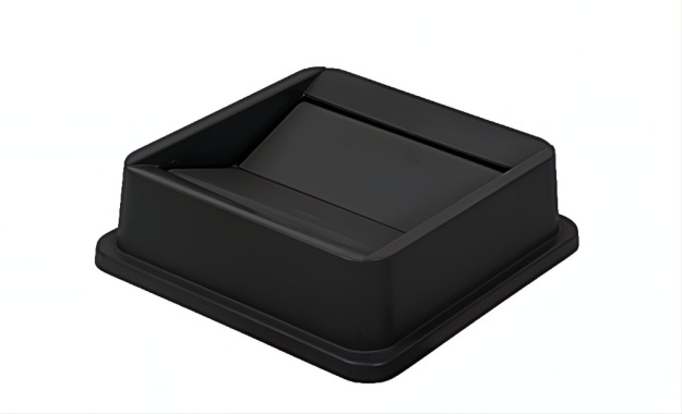 Black Lid for 23 Gal. Square Container